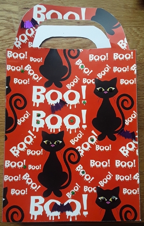 Halloween cat gift bag 7 by Shirley Taylor