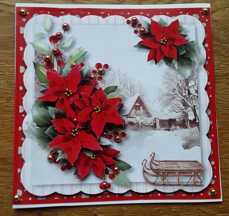 Winter Morning - Decoupage Card Mini Kit by Shirley Taylor