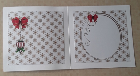 Snowflake and Bauble by Shirley Taylor