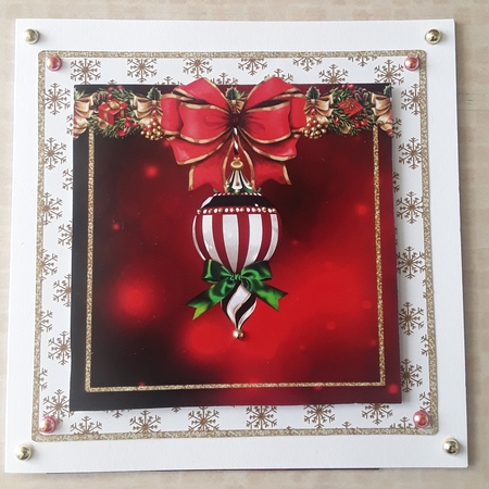 Snowflake and Bauble by Shirley Taylor