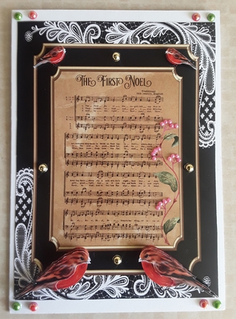 The First Noel carol design by Shirley Taylor