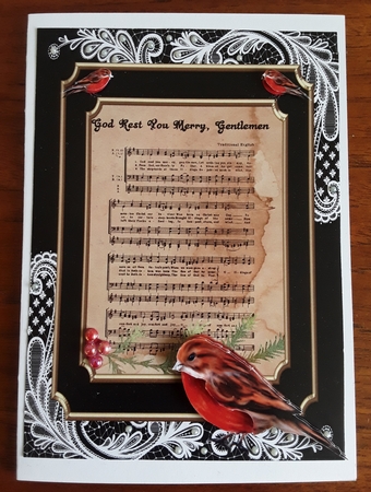 God rest you merry gentlemen  carol design by Shirley Taylor