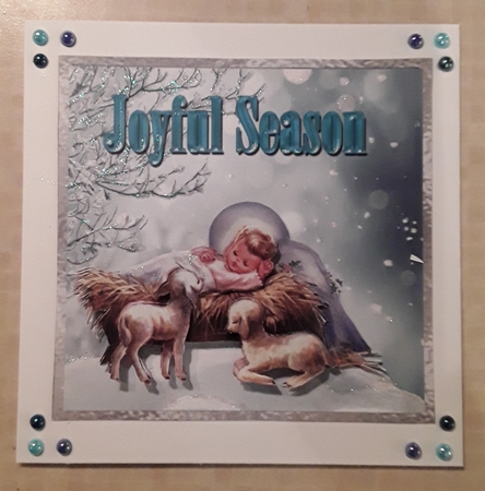 Matching insert for the design sheet - The Christmas Miracle by Shirley Taylor