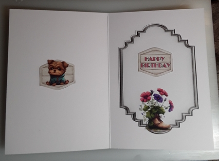 Matching insert sheet for the design sheet - Its My Boot by Shirley Taylor