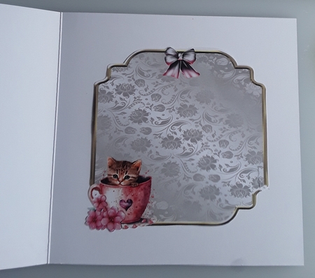 Matching insert sheet for the design sheet - Pretty Kitty 3 by Shirley Taylor