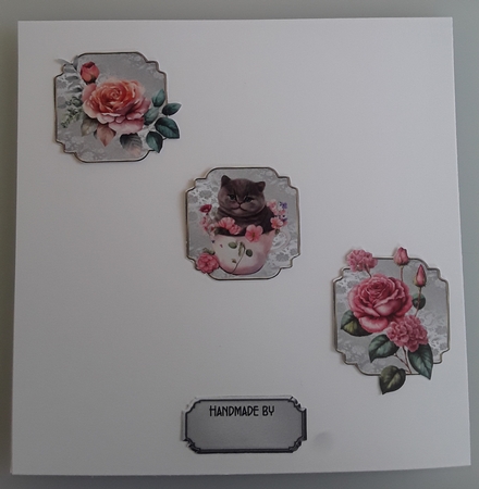 Matching insert sheet for the design sheet - Pretty Kitty 4 by Shirley Taylor