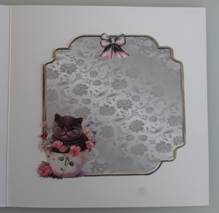 Matching insert sheet for the design sheet - Pretty Kitty 4 by Shirley Taylor