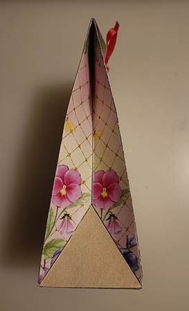Pansy pinch bag 1 by Shirley Taylor