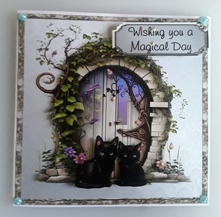 Matching insert sheet for the design sheet - Fairy Doors 1 by Shirley Taylor