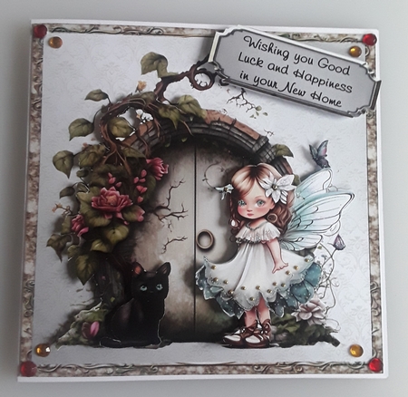 Matching insert sheet for the design sheet - Fairy Doors 3 by Shirley Taylor