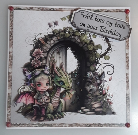 Matching insert sheet for the design sheet - Fairy Doors 4 by Shirley Taylor