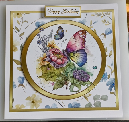 SC Peek-a-boo butterfly by Shirley Taylor