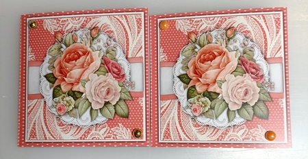 8x8 Mini Kit, Beautiful Red Roses for Love  by Shirley Taylor