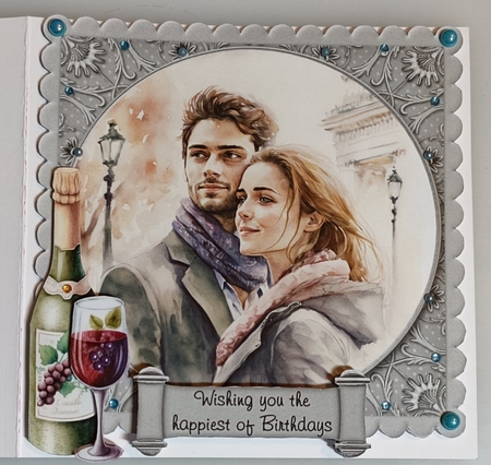 Matching insert sheet for the design sheet - Love is in The Air 4 by Shirley Taylor