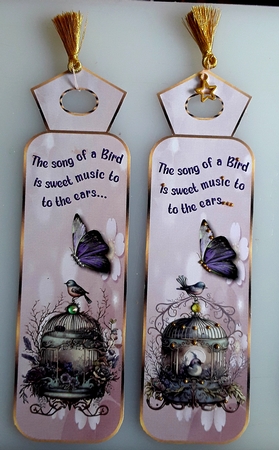 Bird Song Bookmarks by Shirley Taylor