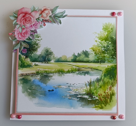 8X8 Mini Kit, Beautiful Park Ponds by Shirley Taylor