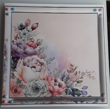 Simple Pastel Floral 3 - No Words by Shirley Taylor