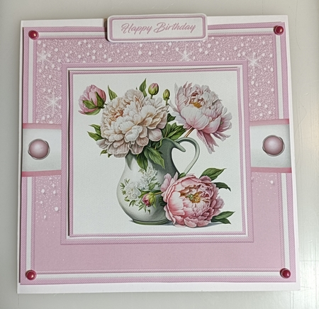 Jug Of Peonies 01 by Shirley Taylor