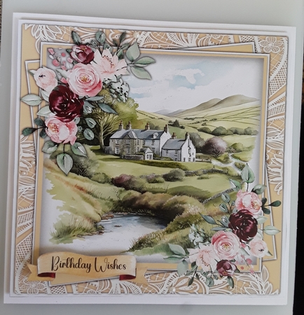 8x8 Quick Cards,  Beautiful Scottish Scene 4 by Shirley Taylor