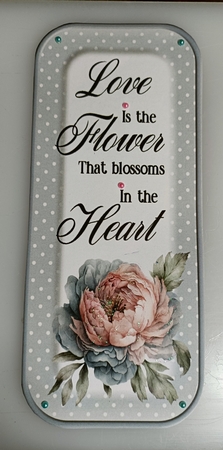 Light Blue -  Pink and Blue Peonies 3 Inch Gift Box Mini Kit by Shirley Taylor