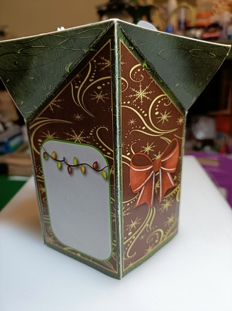 Ho Ho Ho Its Christmas - Tuxedo Pop Up Box by Shirley Taylor