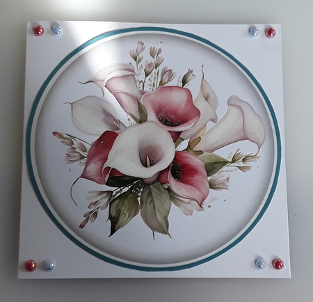 8x8 Mini Kit, Gorgeous Roses and Calla Lillys by Shirley Taylor