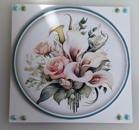 8x8 Mini Kit, Gorgeous Roses and Calla Lillys by Shirley Taylor