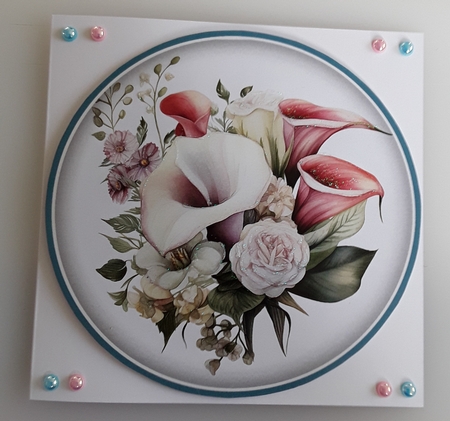 8x8 Mini Kit, Gorgeous Roses and Calla Lillys by Shirley Taylor