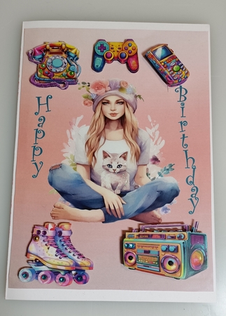 Teenage Cat Lover by Shirley Taylor