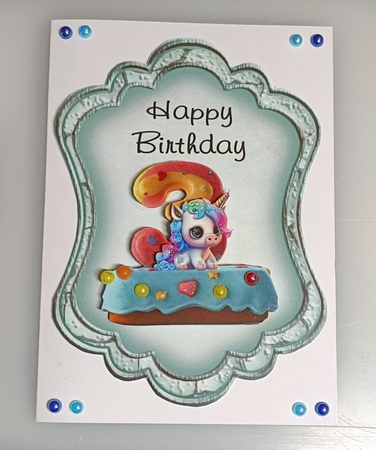 Unicorn Birthdays Part 1 Bumper Kit 27 - 12 sheets, Card fronts, decoupage, inserts, image sheet, and greeting boxes by Shirley Taylor