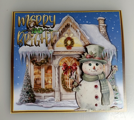 Christmas Shop and Snowman 2 by Shirley Taylor