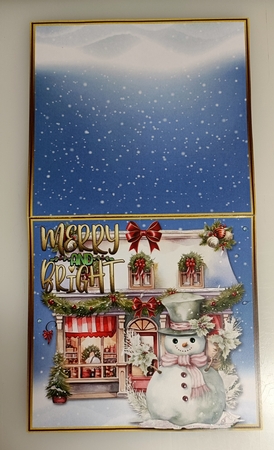 Christmas Shop and Snowman 4 by Shirley Taylor