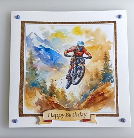 8x8 Mini Kit Extreme Sport , Mountain Bike by Shirley Taylor