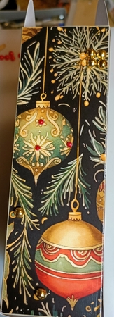 Gold Christmas themed gift bag 12 by Shirley Taylor