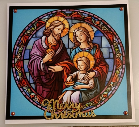 RELIGIOUS STAINED GLASS 2 by Shirley Taylor