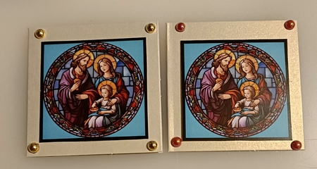 RELIGIOUS STAINED GLASS 2 by Shirley Taylor