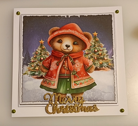 8x8 Mini Kit, Gorgeous Christmas Teddys by Shirley Taylor