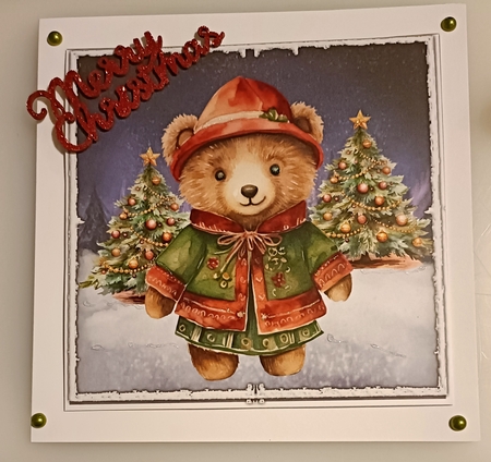 8x8 Mini Kit, Gorgeous Christmas Teddys by Shirley Taylor