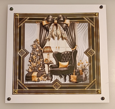Art Deco Christmas Bumper Kit 40 - 9 sheets, Card fronts, decoupage, inserts, and greeting boxes  by Shirley Taylor