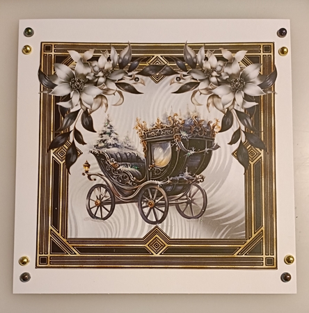 Art Deco Christmas Bumper Kit 40 - 9 sheets, Card fronts, decoupage, inserts, and greeting boxes  by Shirley Taylor