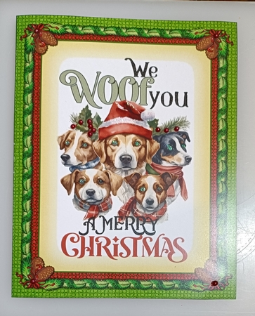 We woof you cut and fold card 1 by Shirley Taylor