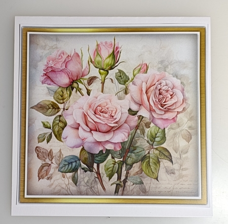 8x8 Mini Kit, Gorgeous Shabby Chic Roses by Shirley Taylor