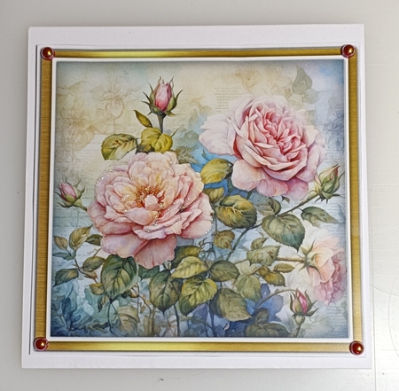 8x8 Mini Kit, Gorgeous Shabby Chic Roses by Shirley Taylor