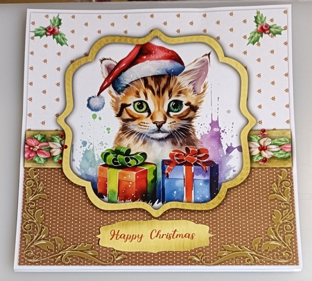 8x8 Mini Kit, Gorgeous Kittys Christmas  by Shirley Taylor