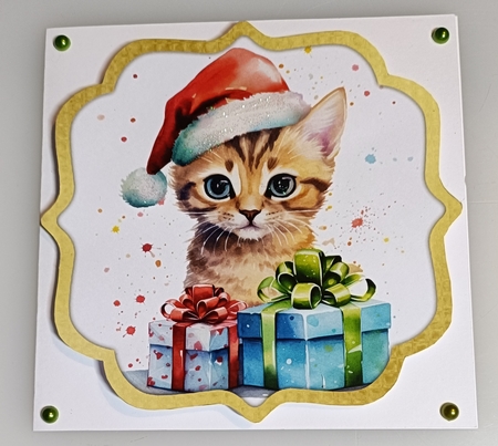 8x8 Mini Kit, Gorgeous Kittys Christmas  by Shirley Taylor