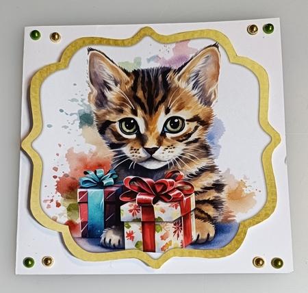 8x8 Mini Kit, Gorgeous Kittys Christmas  by Shirley Taylor