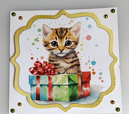 8x8 Mini Kit, Gorgeous Kittys Christmas  by Shirley Taylor
