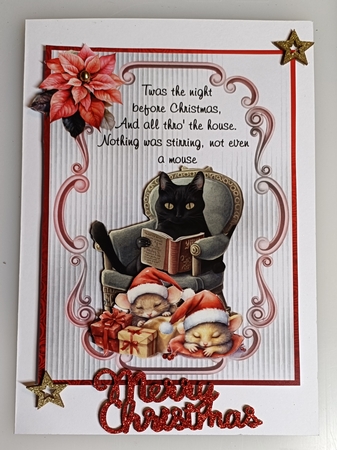 Christmas Assortment Bumper Kit 42 - 9 sheets, Card fronts, decoupage, inserts, and greeting boxes  by Shirley Taylor