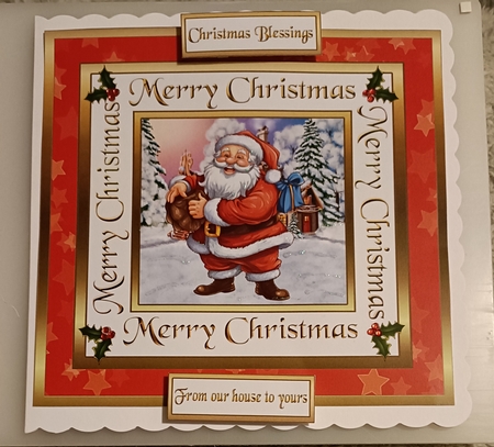 SC Happy Santa by Shirley Taylor
