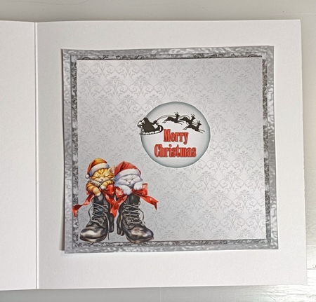 Matching insert sheet for the design sheet - Santas Boots by Shirley Taylor